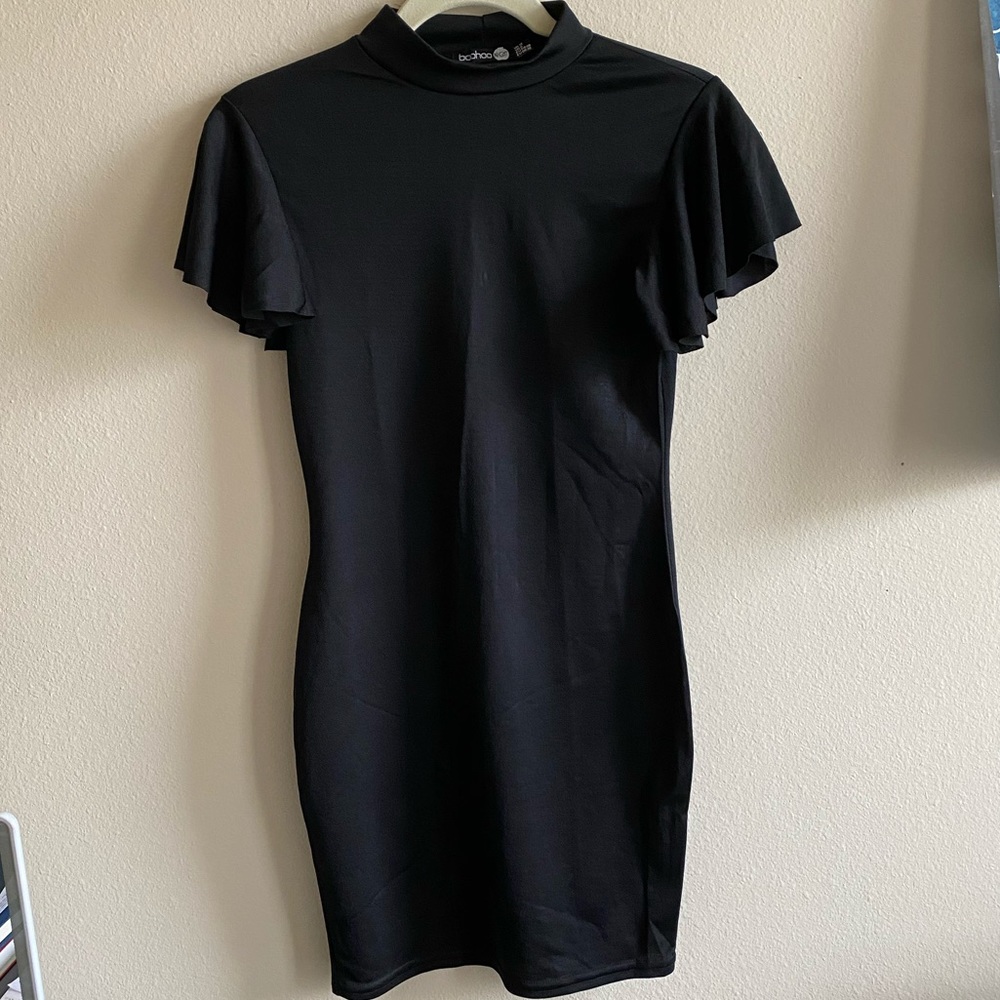 Boohoo Black Tight Bodycon Dress